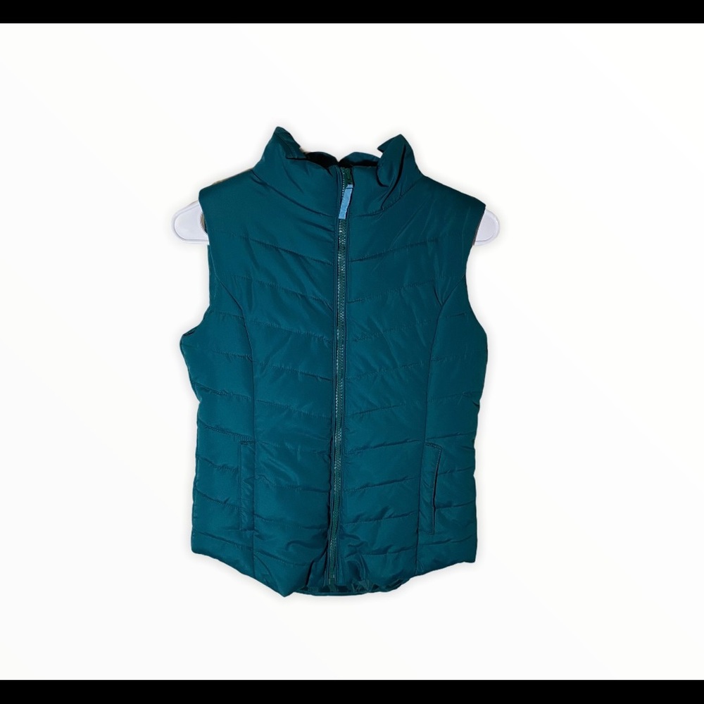 Aeropostale Small Green Puffer Vest